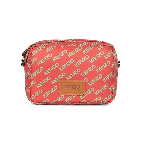 KENZO Logo Print Crossbody Red - Picture 5 of 16